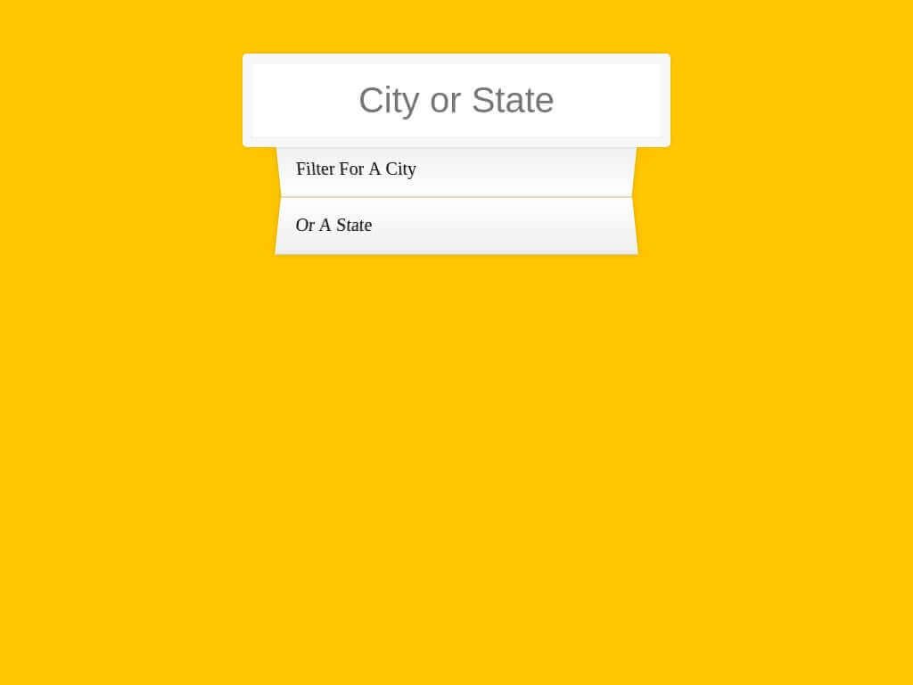 Type Ahead for Cities