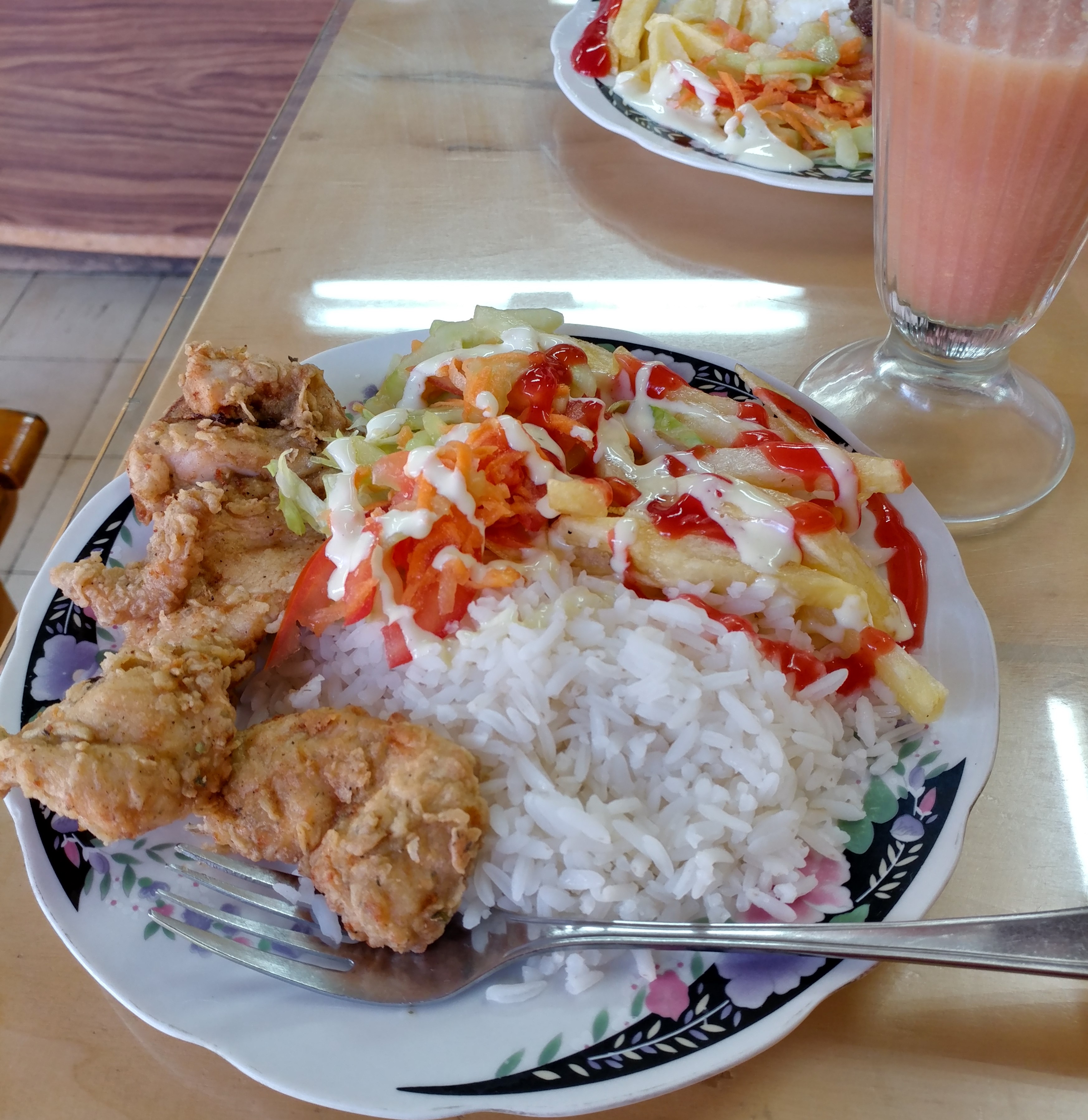 An almuerzo