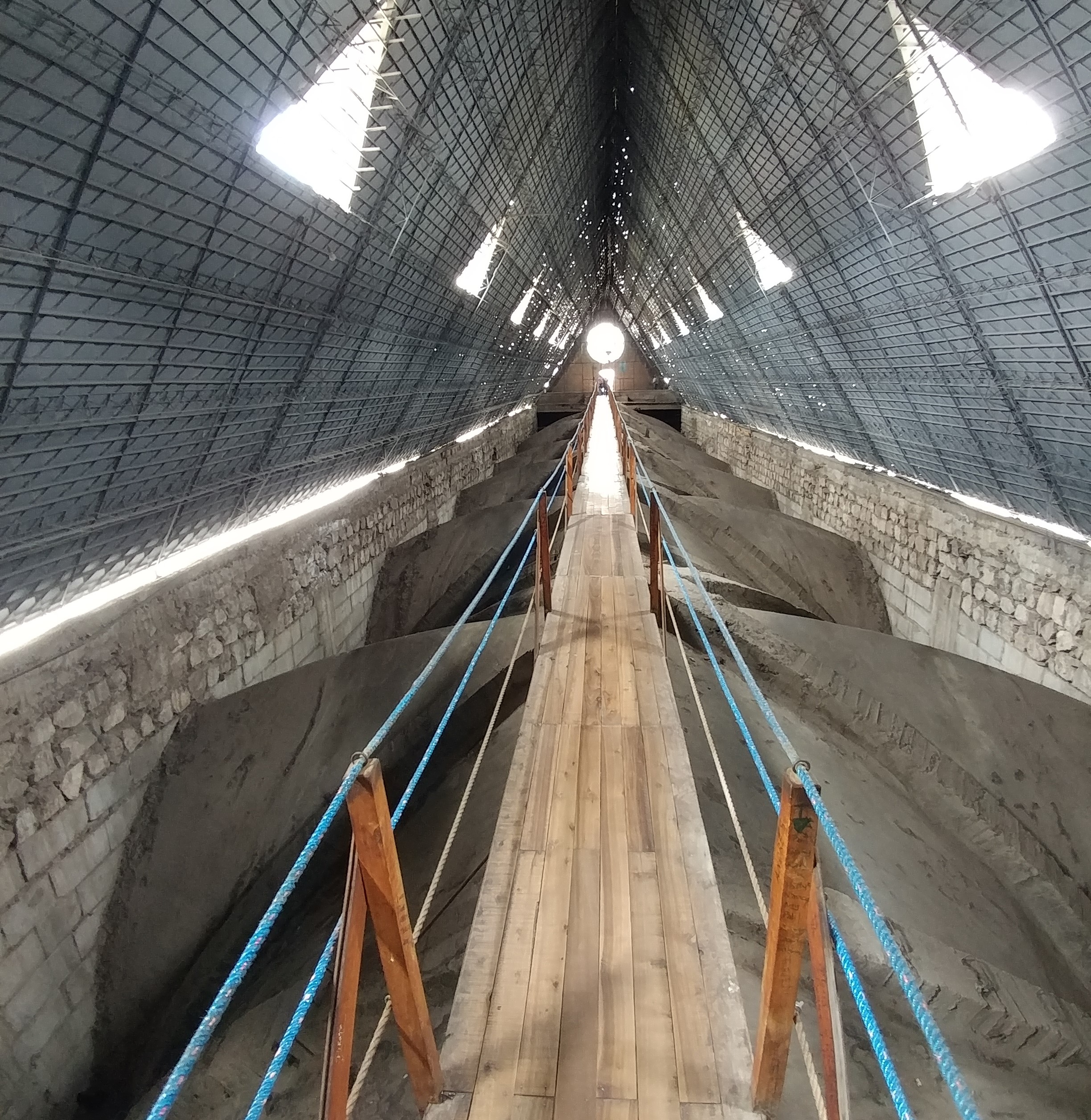 walkway in the church